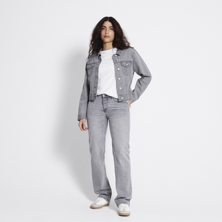 Cropped denim jacket "Own"